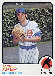 1973 Topps Baseball Cards      262     Jack Aker